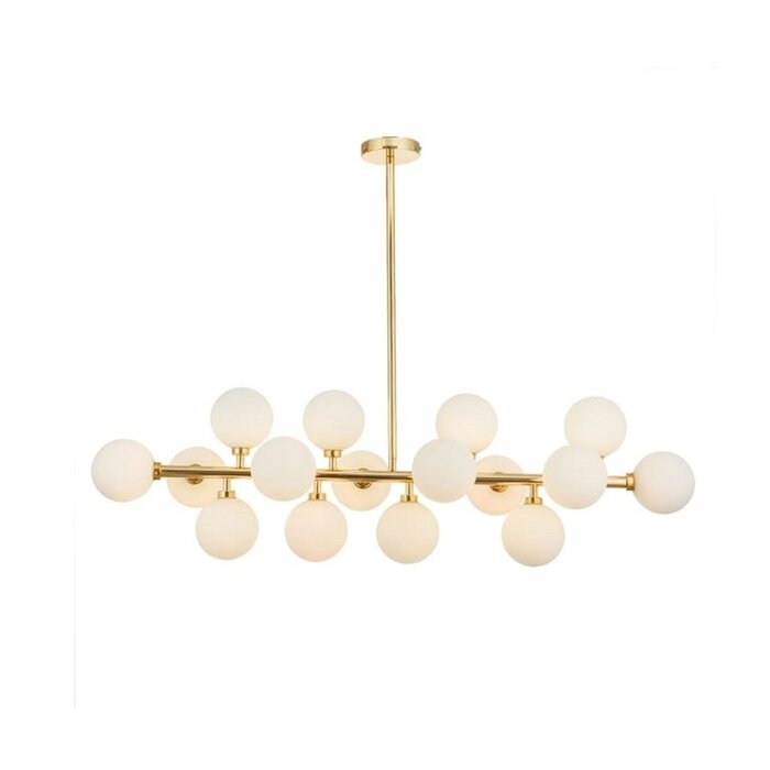 Corrigan Studio Ariel 16 Light Sputnik Modern Linear Chandelier